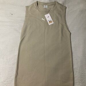 Puma Beige Sleeveless Top
